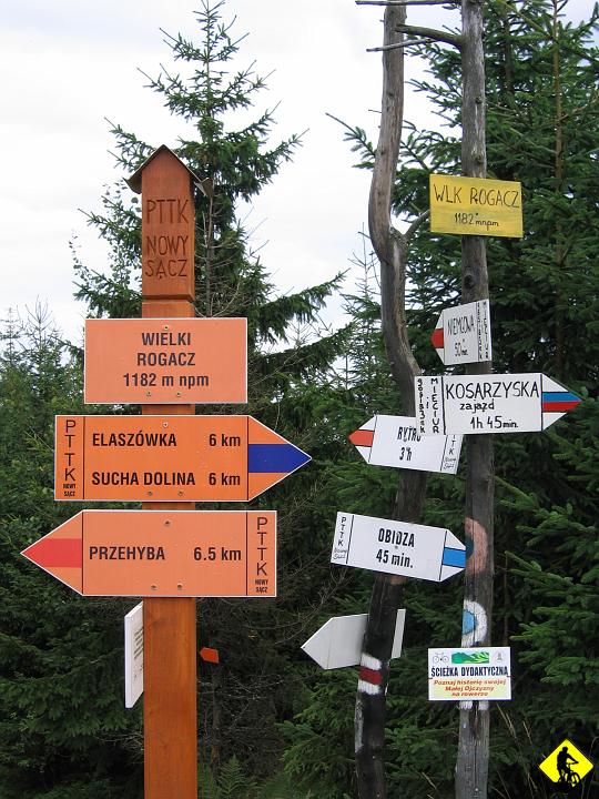 IMG_2410.jpg - Radziejową postanawiam ominąć i przyznaję,  że jest to fajniejsza opcja niż przepychanie się przez szczyt. I można nieźle pociśnąć na objeździe :)