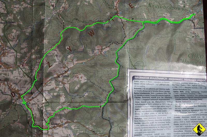 mapa.jpg - Wyszło ok. 45 km. Graficzne przedstawienie naszego wypadu. PoZdRo.
