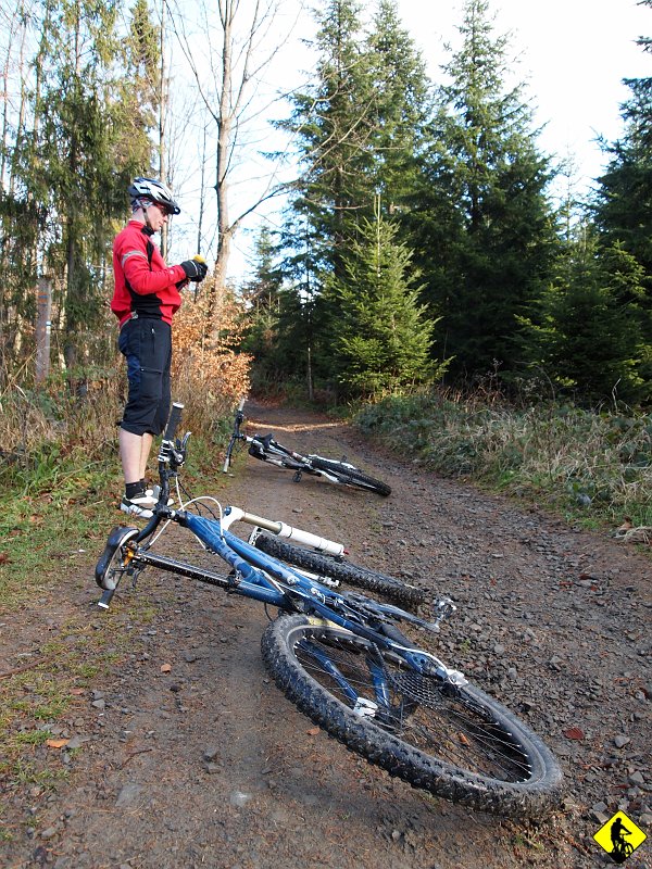 4.jpg - 2/3 trasy na szczyt jest przejezdne, co mnie mile zaskakuje. Pogoda dopisuje ( pomimo, iż temperatura oscyluje w okolicach 10st.C).