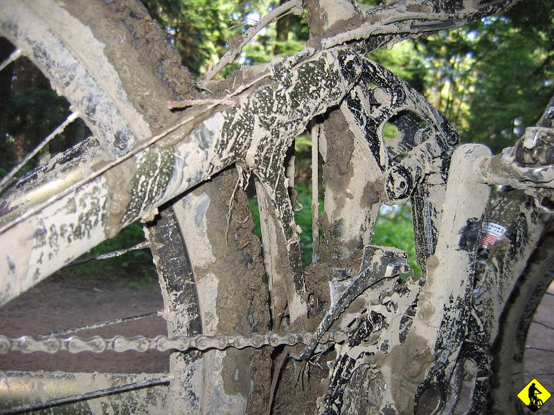 IMG_3605.JPG - Mycie roweru będzie bardzo bolesne. Jak się później okazało zatarłem łożysko w Hollowtech’u. Nowe? 100zł rozkosz. Dobrze, że można kupić samo łożysko za 4zł ;P