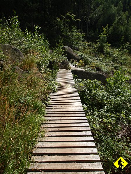 P8196692.jpg - Zdjęć w sieci jest od człona i jeszcze więcej, dlatego też nie widziałem sensu dokumentowania ich specjalny sposób. Trzeba przyznać, że Czesi dali radę i tylko czekać, że ktoś wyłoży kasę w PL na taką inwestycję ( jak dotąd powstała jedna sztuczna trasa w Lasku Wolskim przez chłopaków z ProjektSzlak. Sam nawet wbiłem jeden kołek przy stabilizacji łuku :) ) oprócz samych ścieżek jest też sklep z informacją turystyczną i wypożyczalnią rowerów.