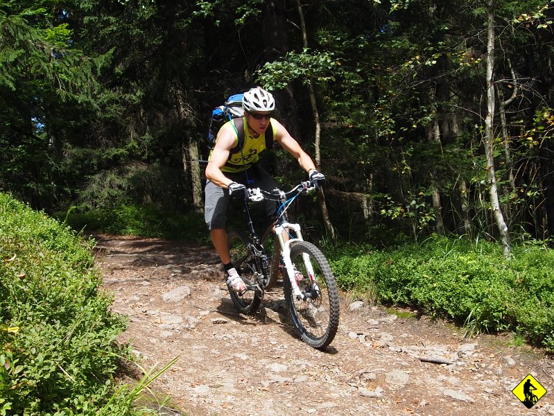 P8226978a.jpg - Z borówkowej zjazd do przełęczy Lądeckiej. Jest szybko...