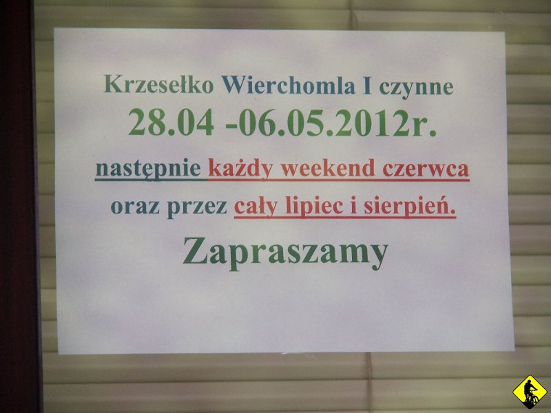 2.jpg - Pierwszą niewiadomą był wyciąg na Wierchomle. Tak jak się po cichu obawiałem, był jeszcze nieczynny. F$%#^! No trudno, w takim razie zobaczymy jak wygląda czarny szlak na szczyt.