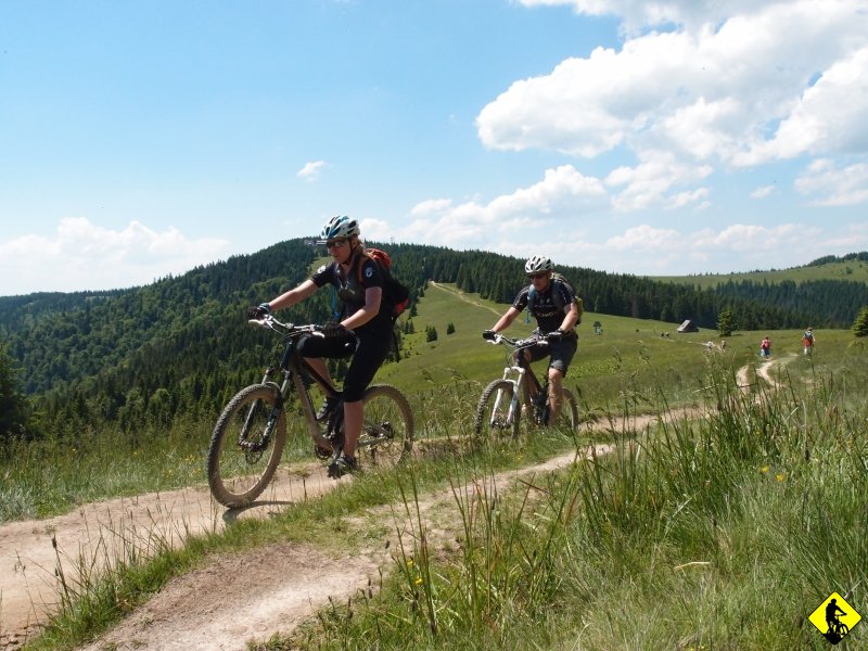 6.JPG - W: A czy wiecie że rok 2012 był rokiem turystyki rowerowej? Bo ja nie wiedziałem. I co więcej, poza 2 plakatami w schronisku na Turbaczu z żadną działalnością pro rowerową w górach się nie spotkałem. A Wy? Pewnie też nie. Michał się obudził, to łaskawie wg jegomości możemy ruszać.
