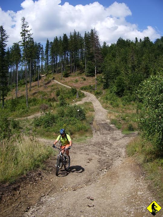 IMGP3757.jpg - Od chaty Wuja Toma siągnie się single track aż do...