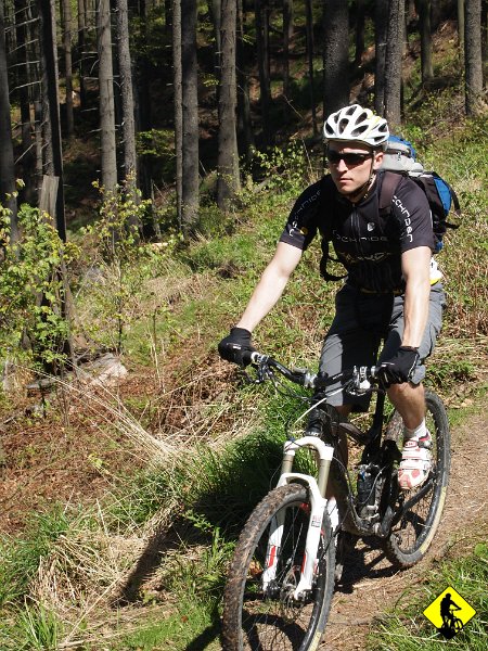 6.jpg - W planie jest trasa, którą kiedyś z Jurkiem chcieliśmy pyknąć, czyli z Bielska przez Klimczok, Salmopol, Skrzyczne i powrót przez Szczyrk.