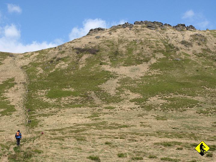 IMG_4951.JPG - Podejście ściana (jak dla mnie i mojego słabego kolana) na Bukowe Berdo