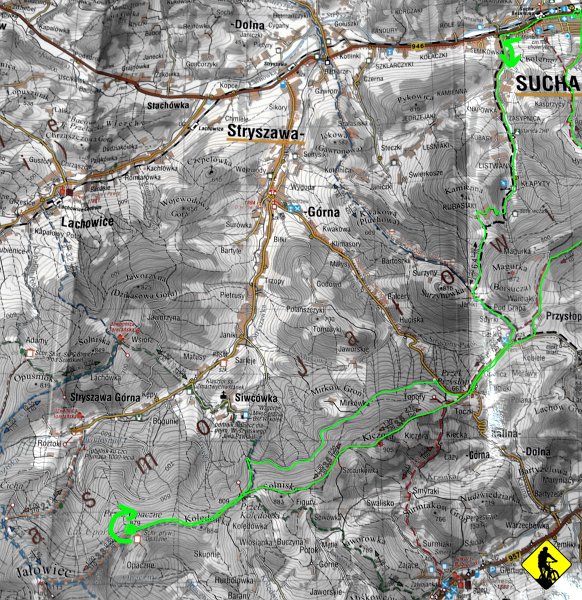 mapa.jpg - Trasa prosta i łatwa jak widać. Tak czy inaczej Jałowiec pozostał niezdobyty! Do następnego i trzymajcie się ramy koksy :)